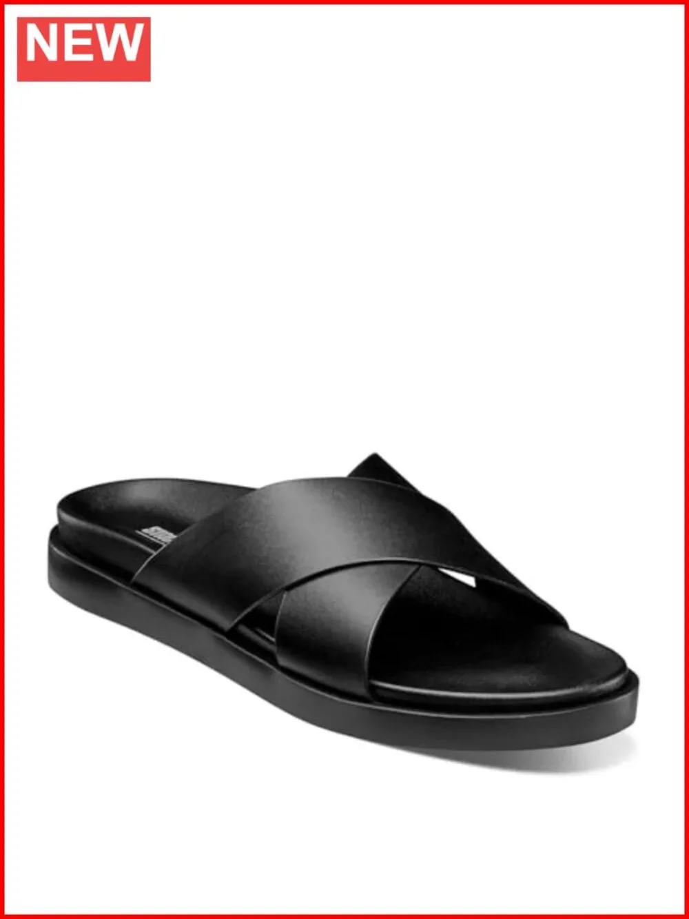 Men's Slide Sandal Cross Strap Slide Lightweight Polyurethane Slide